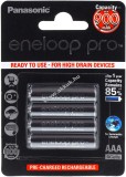 Panasonic eneloop Pro AAA akku típus BK-4HCDE/4BE 4db/csom.