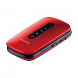 Panasonic KX-TU456EX piros kártyafüggetlen mobiltelefon (121708) - Mobiltelefonok