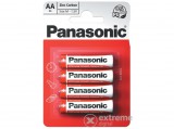 Panasonic Red Zinc AA ceruza 1.5V cink-mangán tartós elemcsomag R6R-4BP (4db)