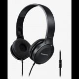 Panasonic RP-HF100ME-K fekete mikrofonos fejhallgató (RP-HF100ME-K) - Fejhallgató