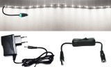 Pannon LED 5m hosszú 29Wattos, lengő kapcsolós, 24V adapteres hidegfehér LED szalag (300db L2835 SMD LED)