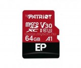 Patriot 64GB SD micro (SDXC Class 10 UHS-I V30) EP memória kártya (PEF64GEP31MCX)