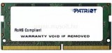 Patriot SODIMM memória 4GB DDR4 2400MHz CL17 Signature Line Single Channel (PSD44G240081S)