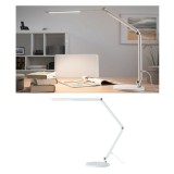 Paulmann 78911 LED Desk FlexBar asztali lámpa, 3-lépéses-dimmelés, fehér, 3000K-6500K változtatható, beépített LED, 1050 lm, IP20