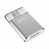 Pen Drive 128GB Mili iData Pro ezüst-fehér (MILI-HI-D92-128S)