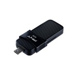 Pen Drive 16GB PNY Duo Link OTG Micro USB3.0 Fekete (P-FD16GOTGSLMB-GE) (P-FD16GOTGSLMB-GE) - Pendrive