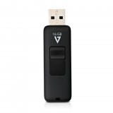 Pen Drive 16GB USB 2.0 V7 Slide-In fekete (VF216GAR-3E) (VF216GAR-3E) - Pendrive