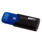 Pen Drive 32GB Emtec B110 Click Easy 3.2 USB 3.2 fekete-kék (ECMMD32GB113) (ECMMD32GB113) - Pendrive