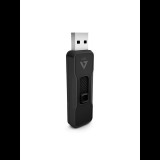 Pen Drive 4GB USB 2.0 V7 Retractable fekete (VP24G) (VP24G) - Pendrive