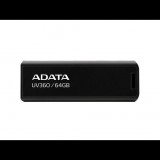Pen Drive 64GB ADATA AUV360 USB 3.2 fekete (AUV360-64G-RBK) (AUV360-64G-RBK) - Pendrive