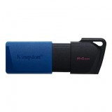 Pen Drive 64GB Kingston DataTraveler Exodia M USB3.2 fekete-kék (2db) (DTXM/64GB-2P) (DTXM/64GB-2P) - Pendrive