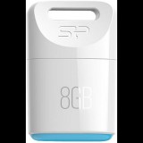 Pen Drive 8GB Silicon Power Touch T06 USB 2.0 fehér (SP008GBUF2T06V1W) (SP008GBUF2T06V1W) - Pendrive