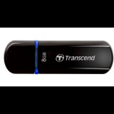 Pen Drive 8GB Transcend JetFlash F600 (TS8GJF600) fekete USB 2.0 (TS8GJF600) - Pendrive