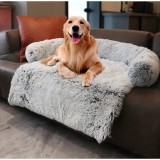 Pet Bed kutyaágy kanapéra, kanapévédő kutyaágy, szürke, M méret (90 x 90 x 16 cm)