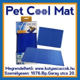 Pet Cool Mat Hűsítő zselés matrac 40x50 cm-es Kék (hűsítő matrac/hűtőmatrac/hűtőtakaró/hűtőpléd)