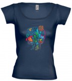 Petissimo Jungle női póló - kék S-M