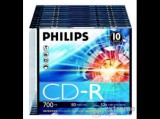Philips CD-R80 SLIM 52x írható CD