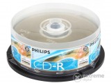 Philips CD-R80IW 52x nyomtatható, írható CD, cake-box