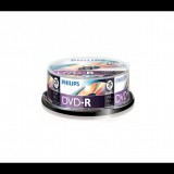 Philips DVD-R 4.7GB 16X DVD lemez hengeres 25db/cs (+r4716h25) - Lemez