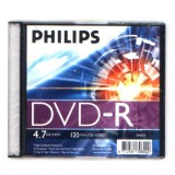 PHILIPS DVD-R 4.7Gb 16x slim tokos