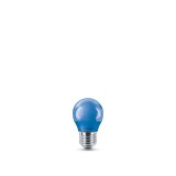 PHILIPS E27 kisgömb P45 LED fényforrás, Kék, 8718696748626