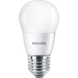 PHILIPS E27 kisgömb P48 LED fényforrás, 4000K természetes fehér, 7 W, 8719514309722