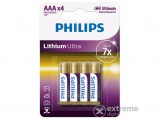 Philips FR03LB4A/10 Lithium Ultra AAA 4 elem (belső doboz nélkül)