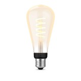 Philips Hue White Ambiance ST72 E27 LED filament vintage fényforrás, 7W, 550lm, 2200-4500K változtatható fehér, 8719514301504