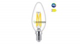 PHILIPS MASTER LED 3,4W=40W 470 lumen CL DimTone szabályozható gyertyaégő, melegfehér 3évG 8719514449411