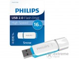Philips USB 2.0 16GB Snow Edition pendrive, fehér/kék
