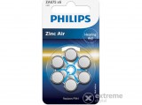 Philips ZA675 Zinc Air 1.4V elem, hallókészülékekhez, 6 darabos