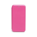 PHONEMAX Smart Diva fliptok iPhone 13 Mini oldalra nyíló tok ívelt sarkokkal pink