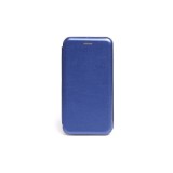 PHONEMAX Smart Diva fliptok iPhone 13 Pro Max oldalra nyíló tok ívelt sarkokkal kék