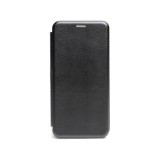 PHONEMAX Smart Diva fliptok Oppo Reno8 5G oldalra nyíló mágneses telefontok ívelt sarkokkal fekete
