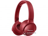 Pioneer SE-S6BN-R zajszűrős Bluetooth fejhallgató, piros