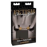 Pipedream Fetish Fantasy Gold - plüss bilincs (fekete)