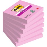 Post-it super sticky 654 76x76mm 90lap pink öntapadós jegyzettömb 7100259225