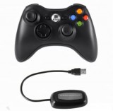 PRC vezeték nélküli Xbox 360 kontroller PC adapterrel fekete (PRCX360PCWLSSBK)