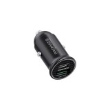 Promate  Bullet-PD40 RapidCharge Mini Car Charger with 60W Power Delivery & Quick Charge 3.0 Black BULLET-PD60