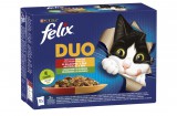 Purina Felix Fantastic Duo Házias válogatás zöldséggel aszpikban nedves macskaeledel 12x85 g
