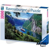 Puzzle 1000 db - Norvég fjordok Ravensburger