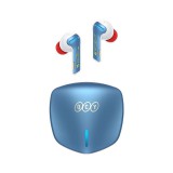 QCY G1 TWS Bluetooth mikrofonos fülhallgató kék-piros (G1 blue/red) - Fülhallgató