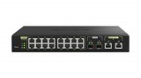 QNAP QSW-M2116P-2T2S - Managed - L2 - 2.5G Ethernet - Full duplex - Power over Ethernet (PoE) - Rack mounting