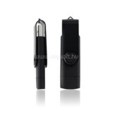Quazar Pen Drive 32GB 2in1 Smart USB3.0-microUSB fekete (QZR-PE01-32-FEKETE) (QZR-PE01-32-FEKETE)