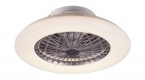 Rábalux DALFON ventilátoros csillogós mennyezeti led lámpa, CCT, szabályozható, éjszakai fény, távirányítós 5évG 6859