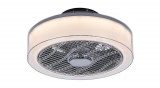 Rábalux DALFON ventilátoros mennyezeti led lámpa, CCT, szabályozható, éjszakai fény, távirányítós 5évG 6857