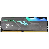RAM Kingmax DDR4 3600MHz 16GB Gaming Zeus Dragon RGB CL16 1,35V (KM-LD4A-3600-16GSRT16) - Memória