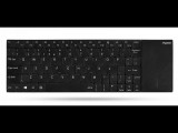 Rapoo E2710 vezeték nélküli billentyűzet touchpad - fekete (157233)