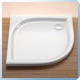 Ravak Elipso 80 PAN negyedköríves zuhanytálca, 80x80 cm, fehér, akril - RAV-A224401410