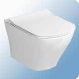 Ravak WC Classic RimOff perem nélküli fali WC csésze 365x510x325mm